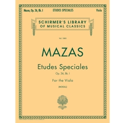Mazas, Etudes Speciales, Bk 1