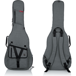 Gator GT-ACOUSTIC-GRY Guitar Gig Bag Transit Series Grey