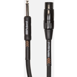 Roland RMC-B20-HIZ 20' HI Z Microphone Cable - Black Series