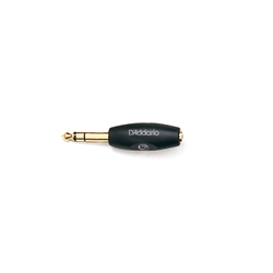 D'addario PW-P047E 1/8 Inch Female Stereo to 1/4 Inch Male Stereo Adaptor