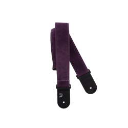 D'addario 20SS06-DX Leather Guitar Strap, Purple