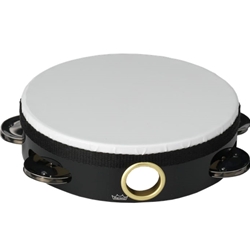 Remo TA-5106-ML 6" Tambourine, Economy, Black