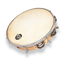 Cp CP391 10" Tambourine, Tunable Double Row w/ Head