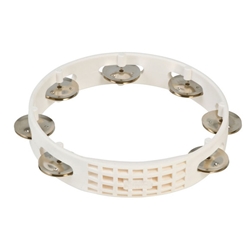 Lp LPA182 8" Tambourine, White, Aspire