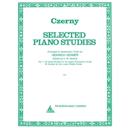 Czerny, Selected Piano Studies, Vol 1