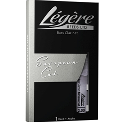 Legere Bass Clarinet Reed, European Cut
